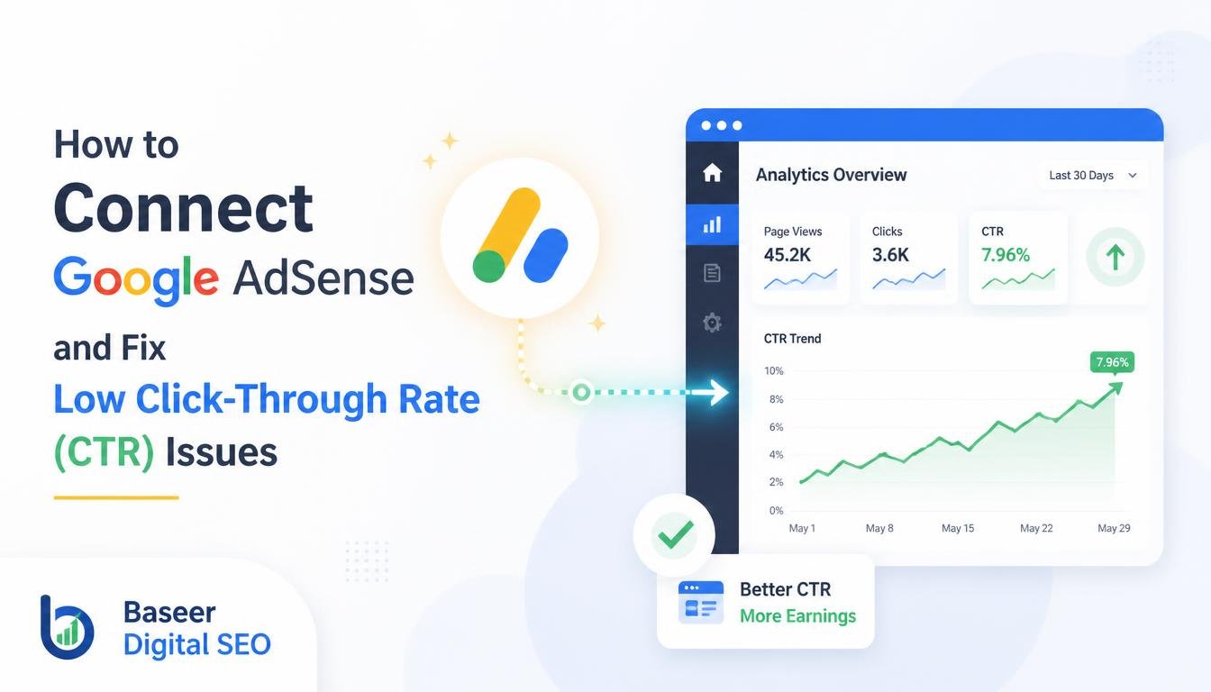 How to Connect Google AdSense and Fix Low Click-Through Rate (CTR) Issues