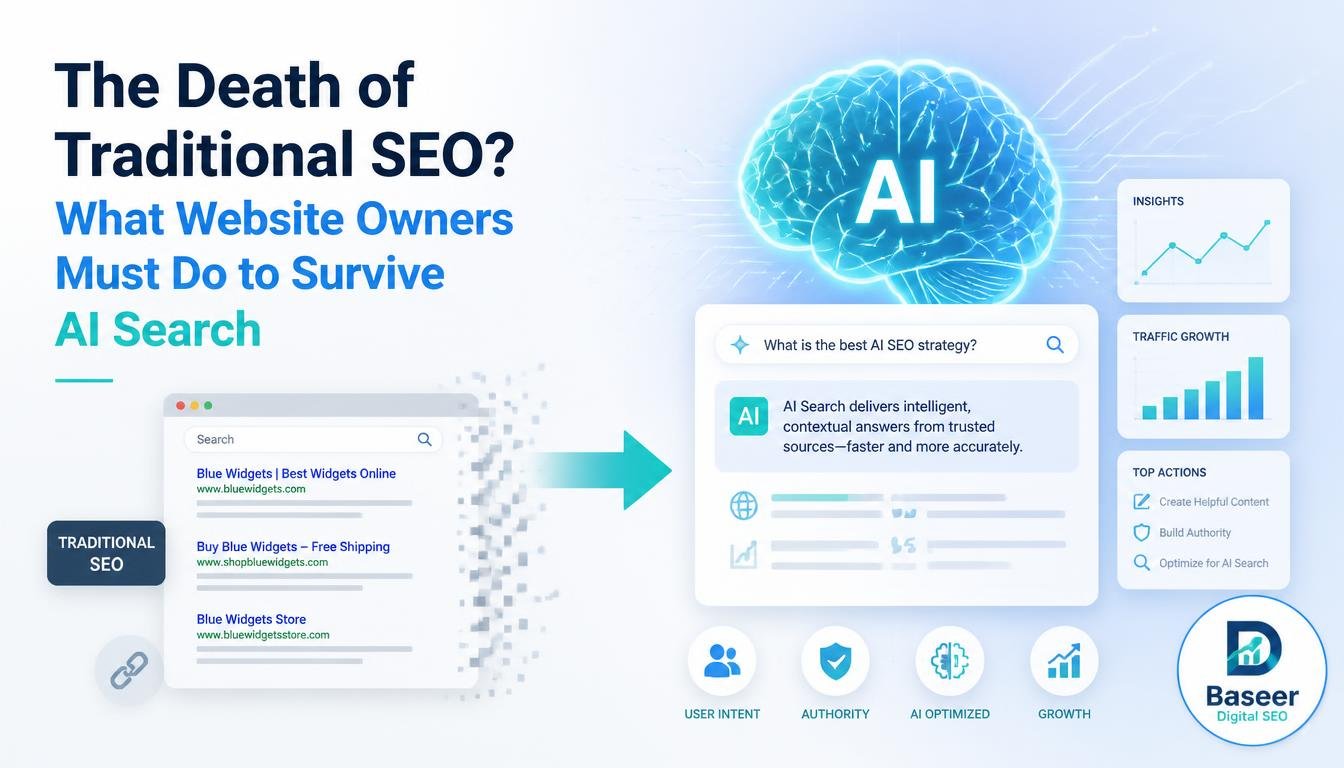 The Death of Traditional SEO? What Website Owners Must Do to Survive AI Search